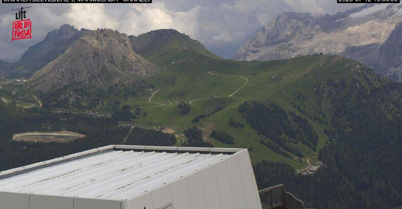 Webcam Campitello-Mazzin-Col Rodella - Canazei - Marmolada