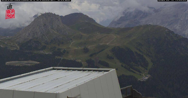 Webcam Campitello-Mazzin-Col Rodella - Canazei - Marmolada