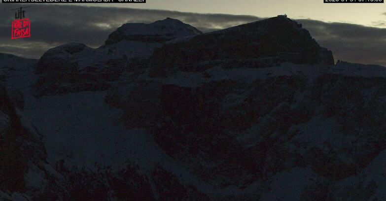 Webcam Campitello-Mazzin-Col Rodella - Canazei - Marmolada