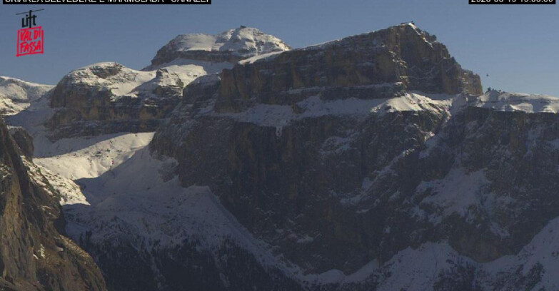 Webcam Campitello-Mazzin-Col Rodella  - Canazei - Marmolada