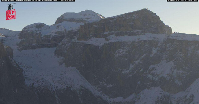 Webcam Campitello-Mazzin-Col Rodella  - Canazei - Marmolada