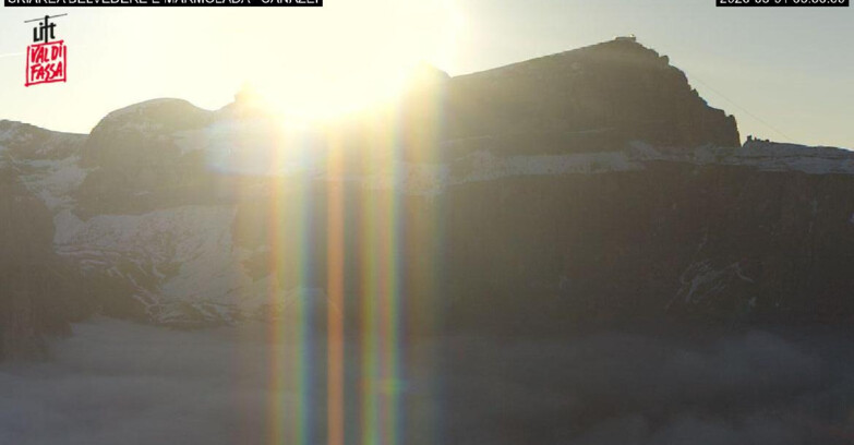 Webcam Campitello-Mazzin-Col Rodella - Canazei - Marmolada