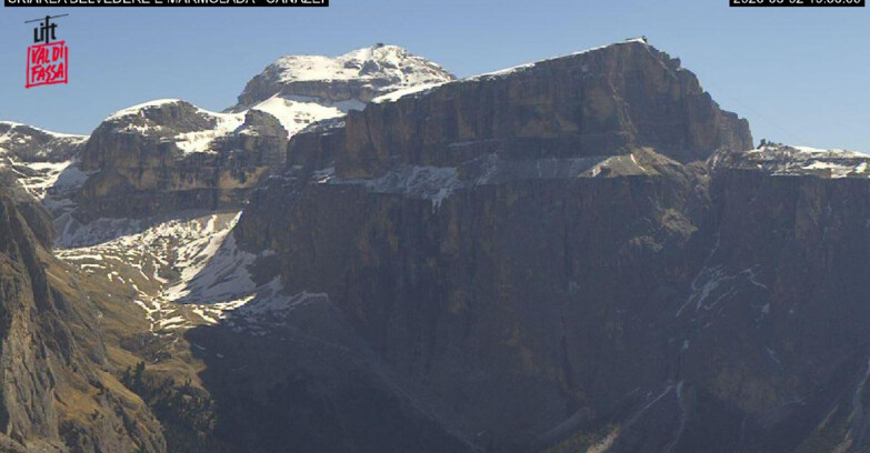 Webcam Campitello-Mazzin-Col Rodella  - Canazei - Marmolada