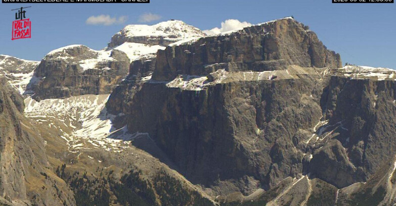 Webcam Campitello-Mazzin-Col Rodella  - Canazei - Marmolada