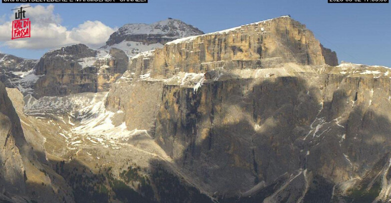 Webcam Campitello-Mazzin-Col Rodella  - Canazei - Marmolada