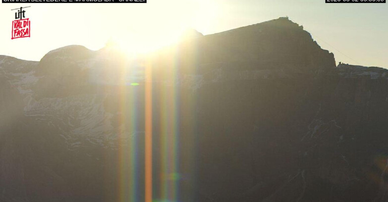 Webcam Campitello-Mazzin-Col Rodella  - Canazei - Marmolada