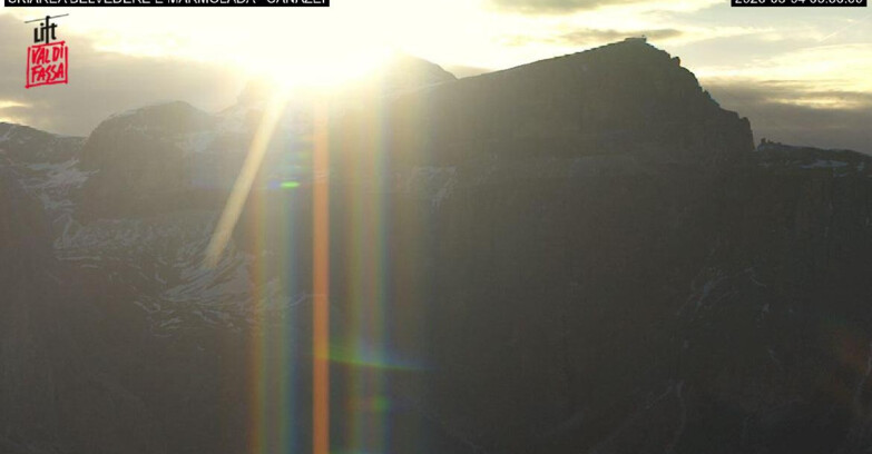 Webcam Campitello-Mazzin-Col Rodella - Canazei - Marmolada