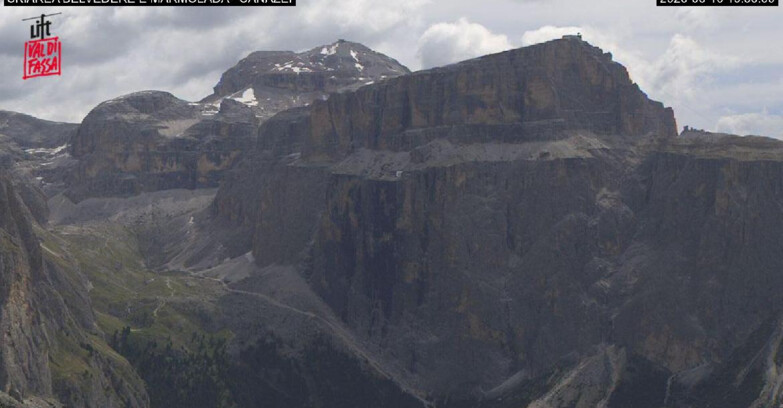 Webcam Campitello-Mazzin-Col Rodella  - Canazei - Marmolada