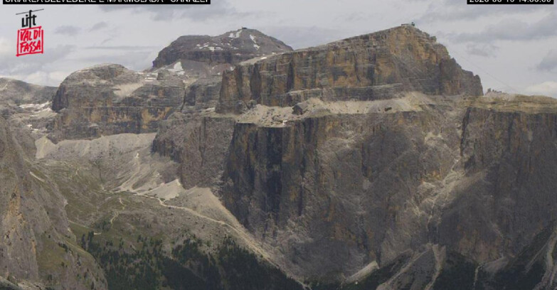 Webcam Campitello-Mazzin-Col Rodella  - Canazei - Marmolada