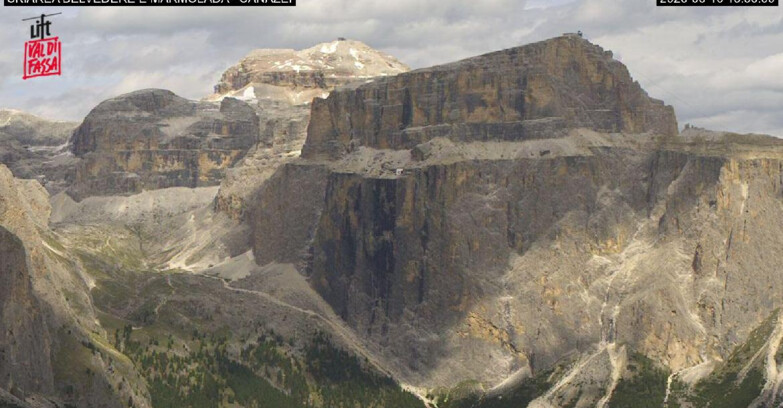 Webcam Campitello-Mazzin-Col Rodella  - Canazei - Marmolada