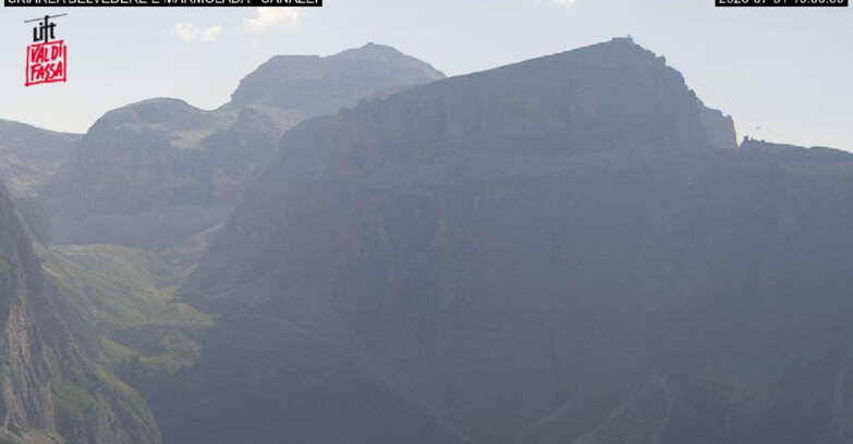 Webcam Campitello-Mazzin-Col Rodella  - Canazei - Marmolada