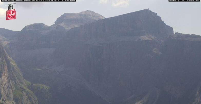 Webcam Campitello-Mazzin-Col Rodella  - Canazei - Marmolada