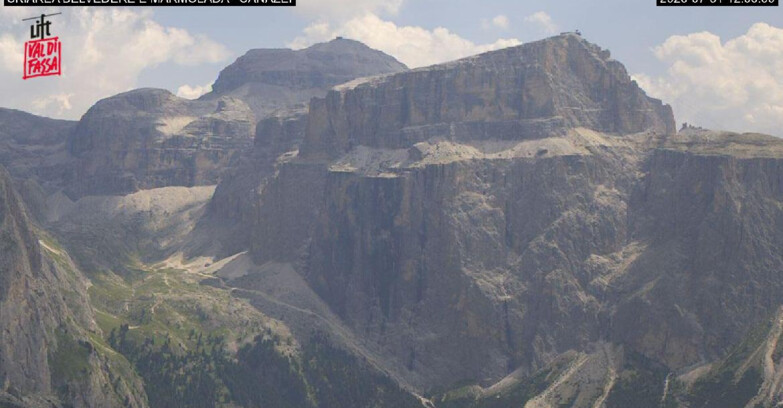 Webcam Campitello-Mazzin-Col Rodella  - Canazei - Marmolada