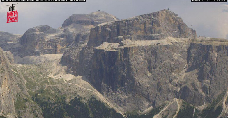 Webcam Campitello-Mazzin-Col Rodella  - Canazei - Marmolada