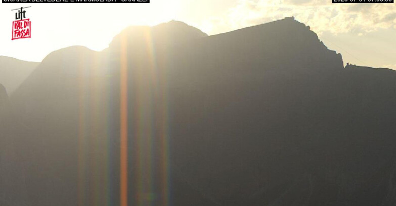 Webcam Campitello-Mazzin-Col Rodella - Canazei - Marmolada