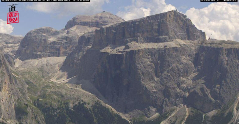 Webcam Campitello-Mazzin-Col Rodella - Canazei - Marmolada