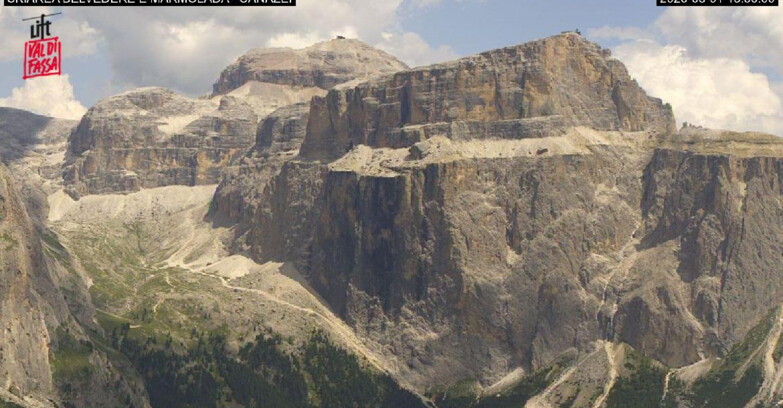 Webcam Campitello-Mazzin-Col Rodella - Canazei - Marmolada