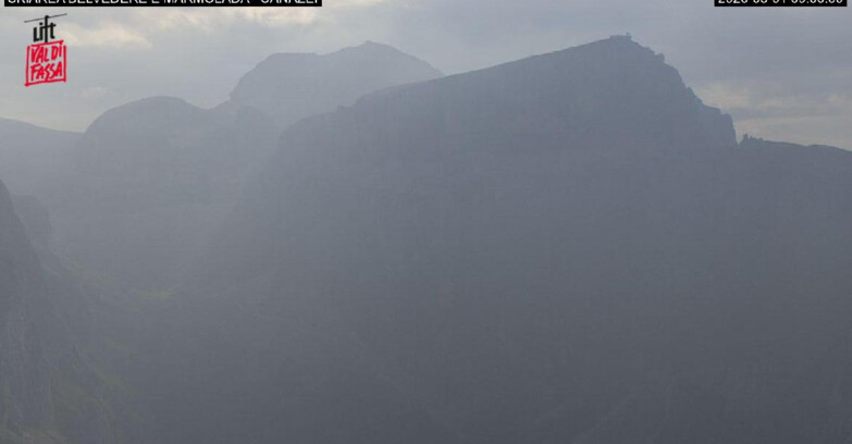 Webcam Campitello-Mazzin-Col Rodella - Canazei - Marmolada