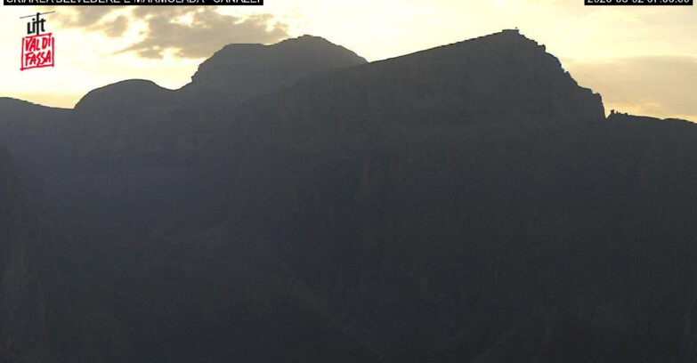 Webcam Campitello-Mazzin-Col Rodella - Canazei - Marmolada