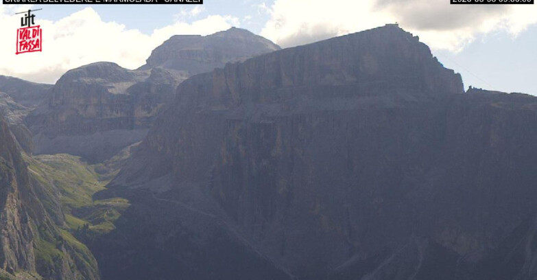 Webcam Campitello-Mazzin-Col Rodella  - Canazei - Marmolada