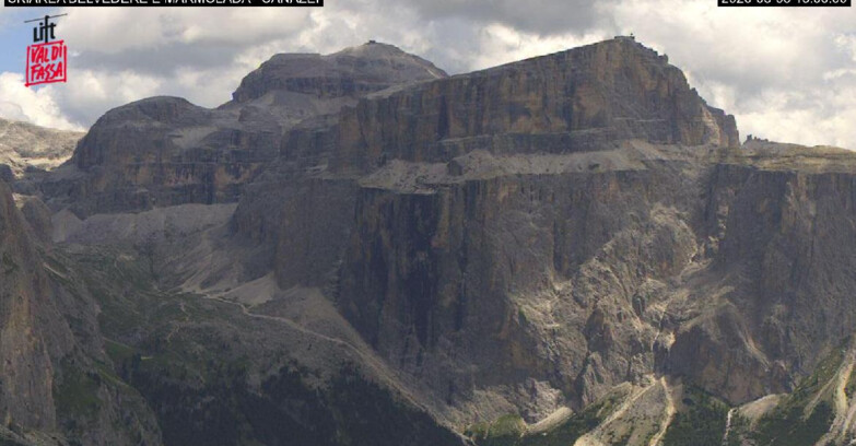 Webcam Campitello-Mazzin-Col Rodella  - Canazei - Marmolada