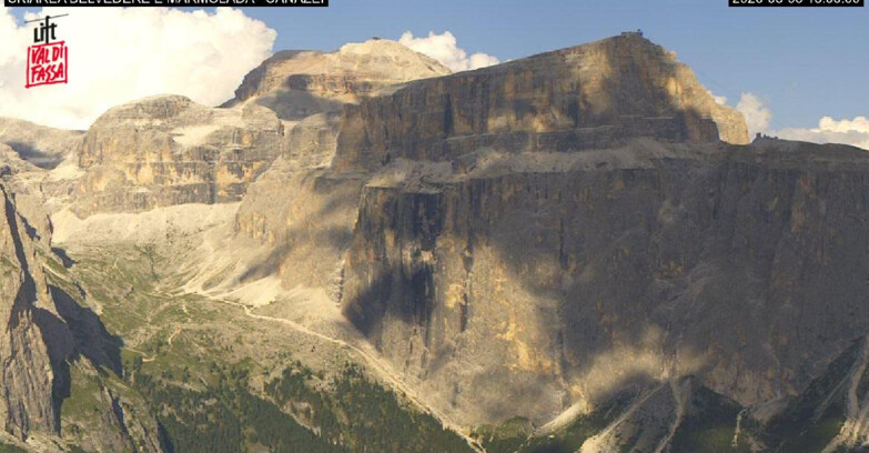 Webcam Campitello-Mazzin-Col Rodella  - Canazei - Marmolada