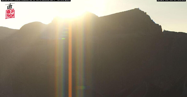 Webcam Campitello-Mazzin-Col Rodella  - Canazei - Marmolada