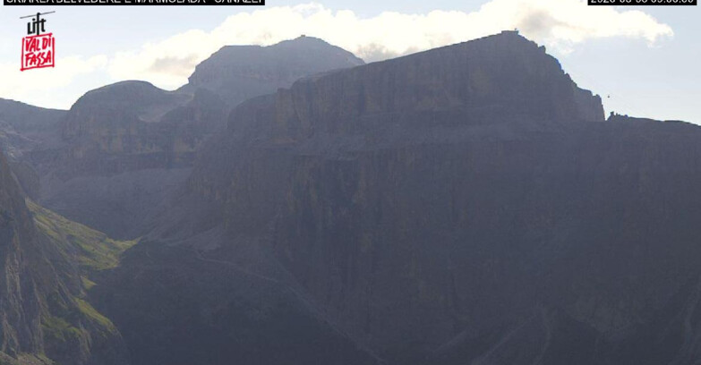 Webcam Campitello-Mazzin-Col Rodella  - Canazei - Marmolada