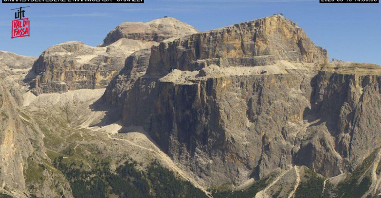 Webcam Campitello-Mazzin-Col Rodella  - Canazei - Marmolada