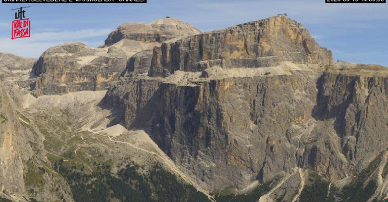 Webcam Campitello-Mazzin-Col Rodella  - Canazei - Marmolada