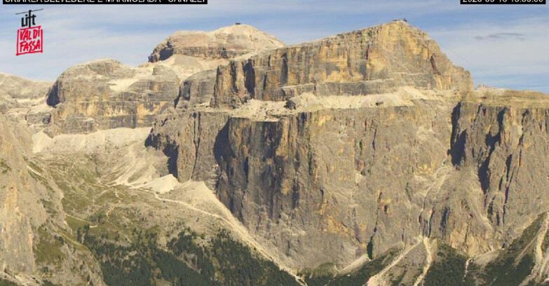 Webcam Campitello-Mazzin-Col Rodella  - Canazei - Marmolada