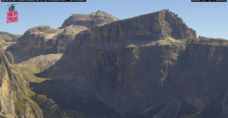 Webcam Campitello-Mazzin-Col Rodella  - Canazei - Marmolada