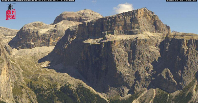 Webcam Campitello-Mazzin-Col Rodella  - Canazei - Marmolada
