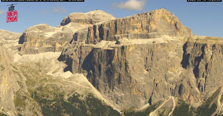 Webcam Campitello-Mazzin-Col Rodella  - Canazei - Marmolada