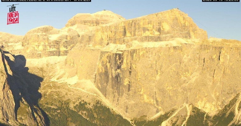 Webcam Campitello-Mazzin-Col Rodella  - Canazei - Marmolada