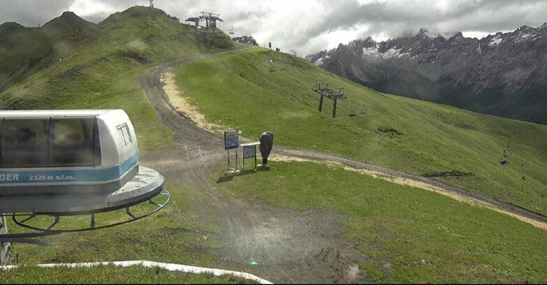 Webcam Поцца-ди-Фасса-Алок-Буффор  - Col de Valvacin - Stazione a Monte