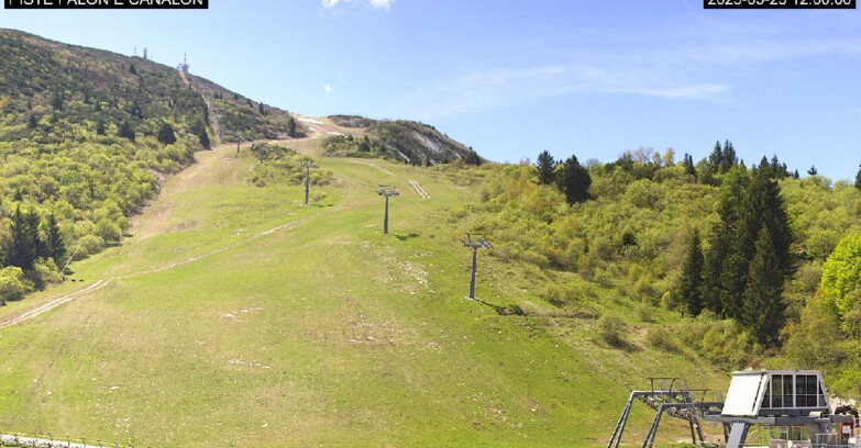 Webcam Monte Bondone - Bondone Palon e Canalon