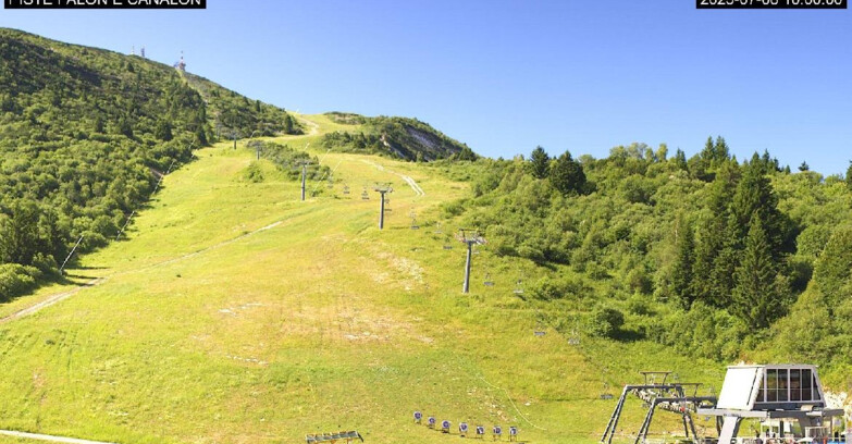 Webcam Monte Bondone - Bondone Palon e Canalon