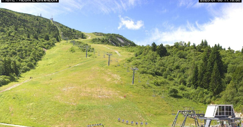 Webcam Monte Bondone - Bondone Palon e Canalon