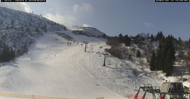 Webcam Monte Bondone - Bondone Palon e Canalon
