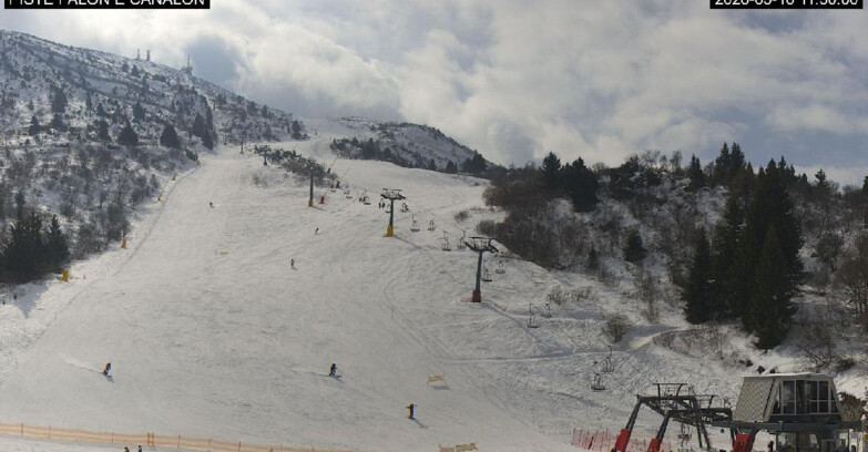 Webcam Monte Bondone - Bondone Palon e Canalon