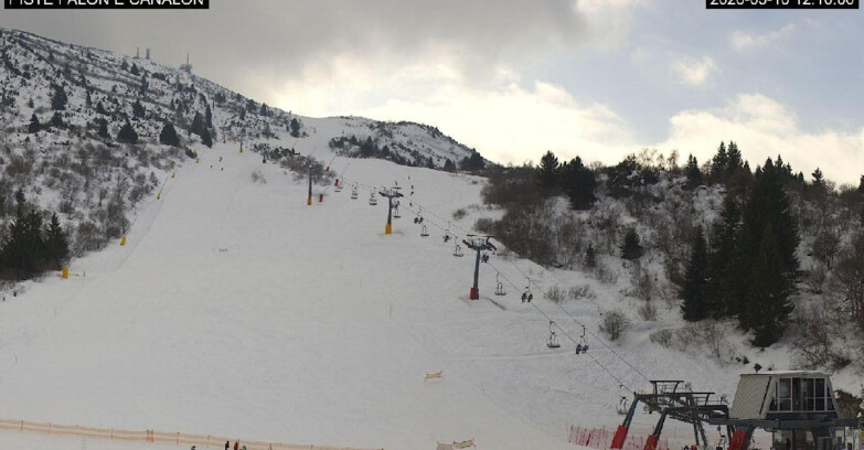 Webcam Monte Bondone - Bondone Palon e Canalon