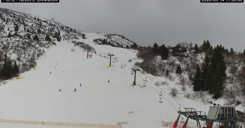 Webcam Monte Bondone - Bondone Palon e Canalon