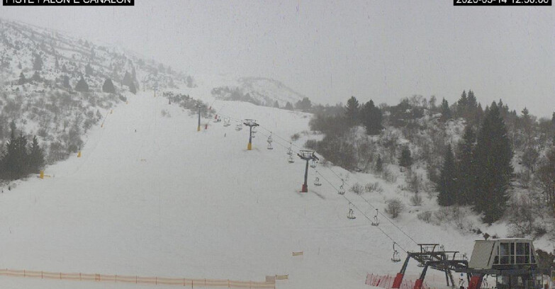 Webcam Monte Bondone - Bondone Palon e Canalon