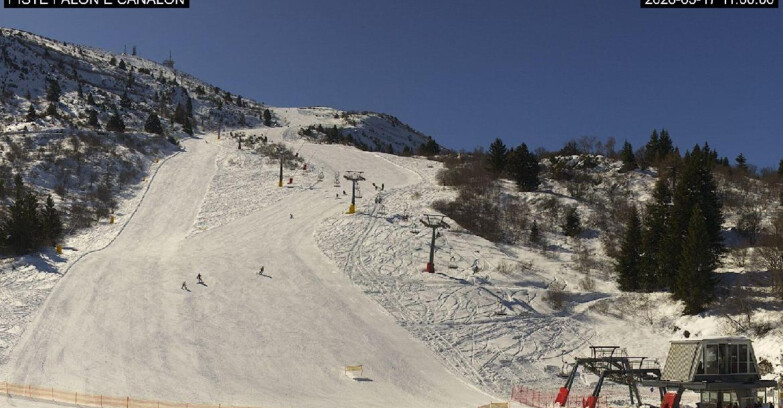 Webcam Monte Bondone - Bondone Palon e Canalon