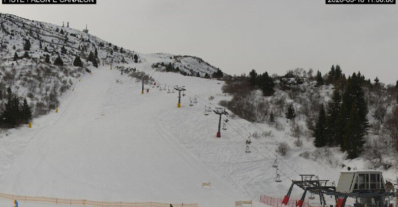 Webcam Монте-Бондоне  - Bondone Palon e Canalon