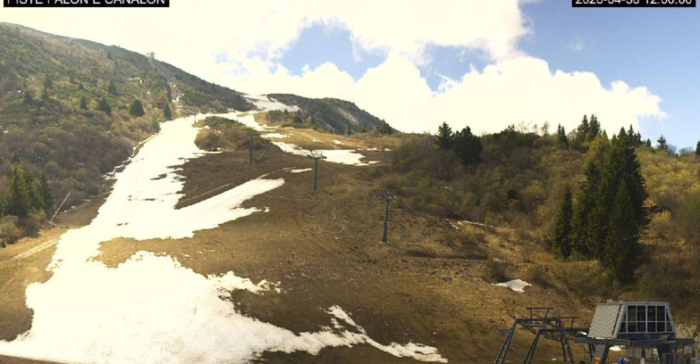 Webcam Monte Bondone - Bondone Palon e Canalon