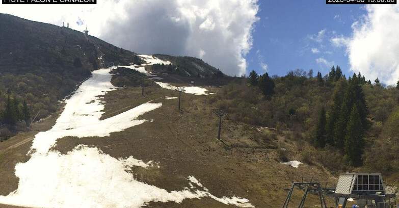 Webcam Monte Bondone - Bondone Palon e Canalon