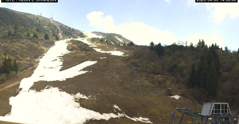 Webcam Monte Bondone - Bondone Palon e Canalon