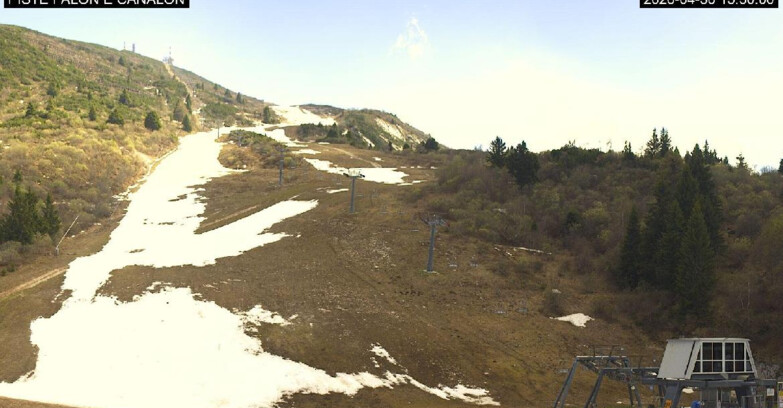 Webcam Monte Bondone - Bondone Palon e Canalon